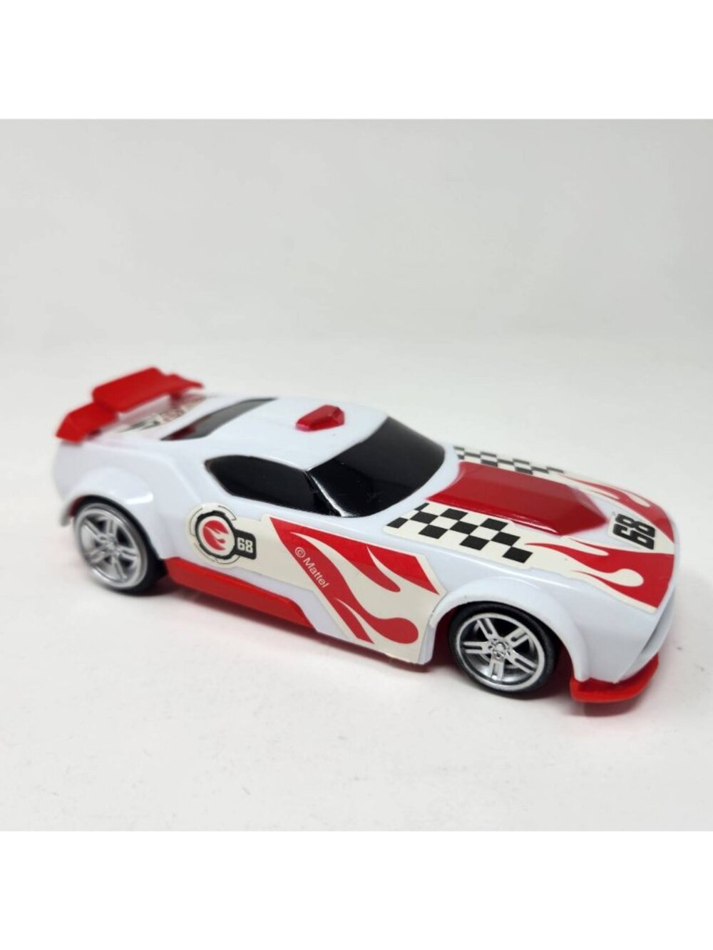 Hot Wheels Fast Racer Pullback Fast Fish White Red Rare Color Just Play Toy Car